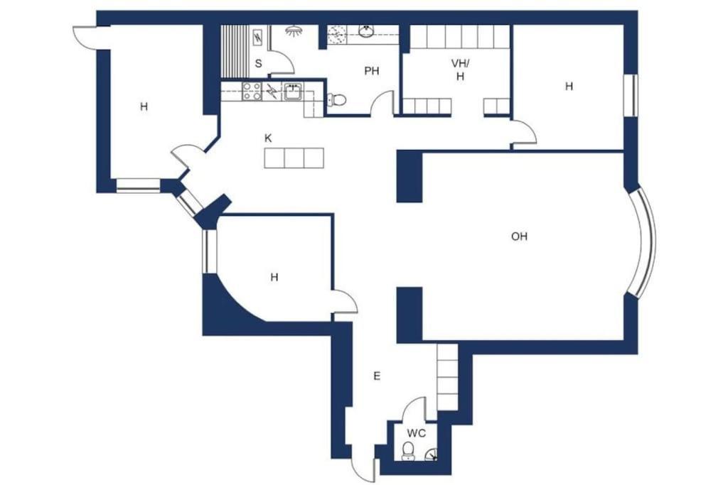 2Ndhomes Stunning 126 M2 3Br Apartment With Sauna In Helsinki City Center Eksteriør bilde